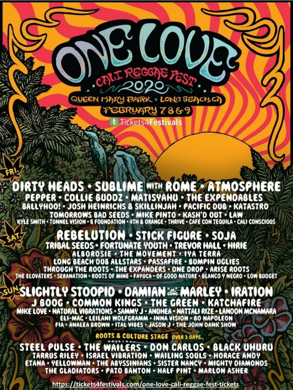 One Love Cali Music Fest Confirms 2020 Lineup