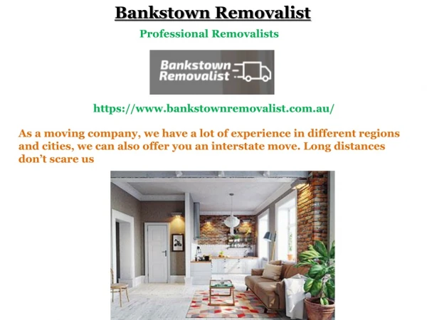 Bankstown Aerodrome Removalist