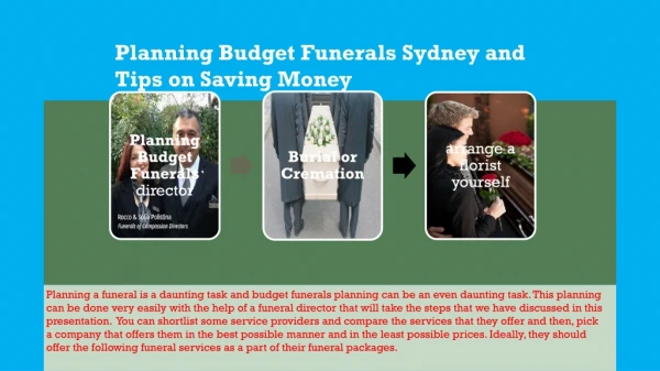 Planning Budget Funerals Sydney and Tips on Saving Money