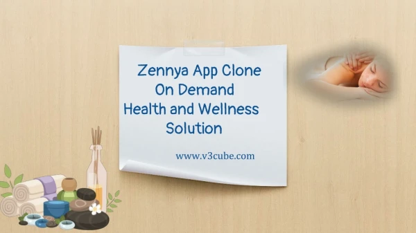 Zennya App Clone - On Demand Health and Wellness Solution