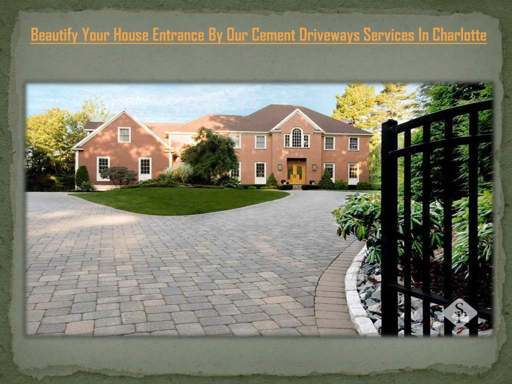 beautify your house entrance by our cement