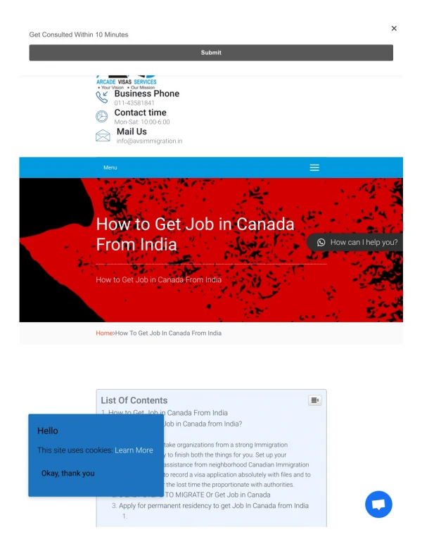 How to Get Job in Canada From India