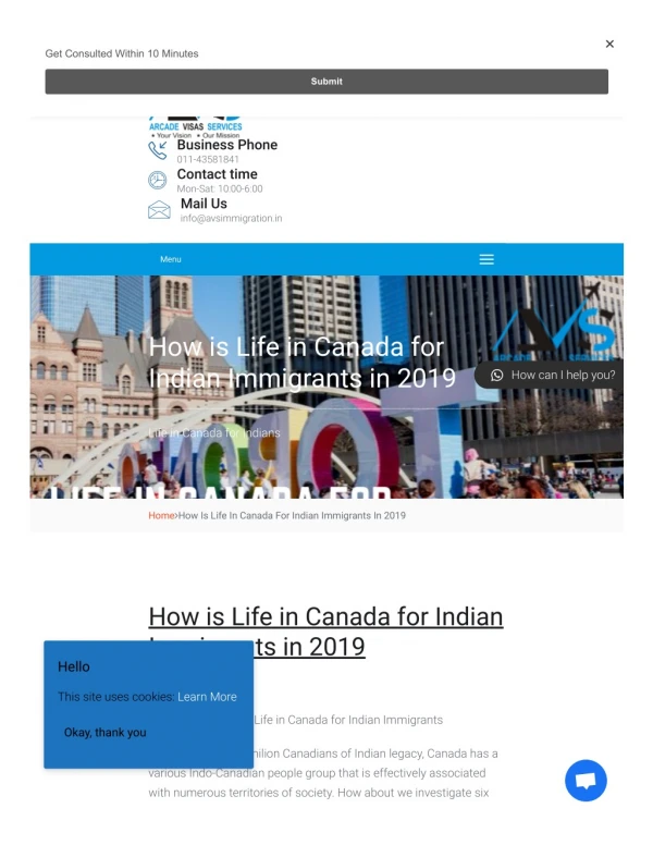 How is Life in Canada for Indian Immigrants in 2019
