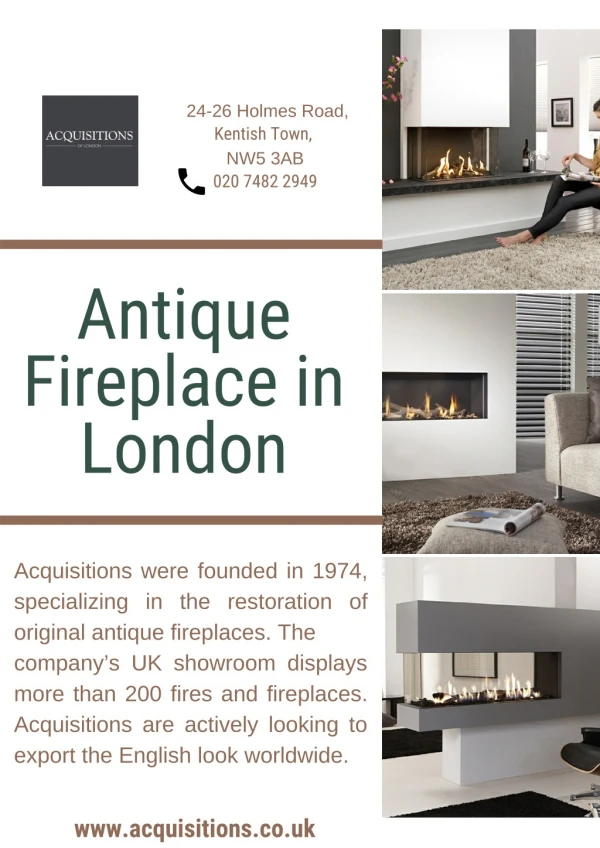 Antique Fireplace in London