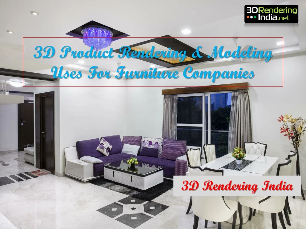 3d product rendering modeling uses for furniture companies