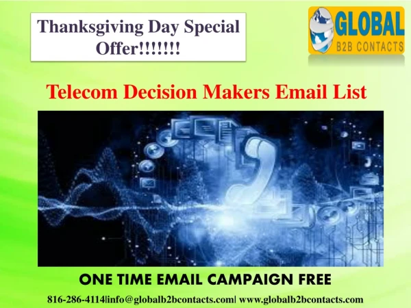thanksgiving day special offer