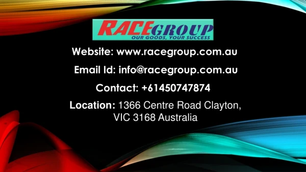 Race Group Headwear Company in Australia