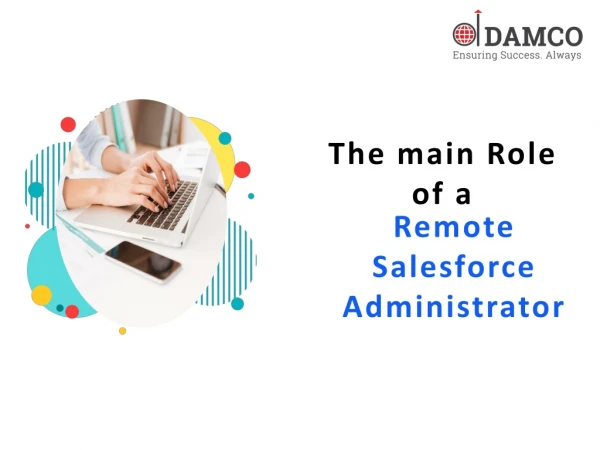 The main Role of a Remote Salesforce Administrator