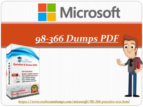 RealExamDumps.com Microsoft 98-366 Exam Real Dumps - PDF Questions