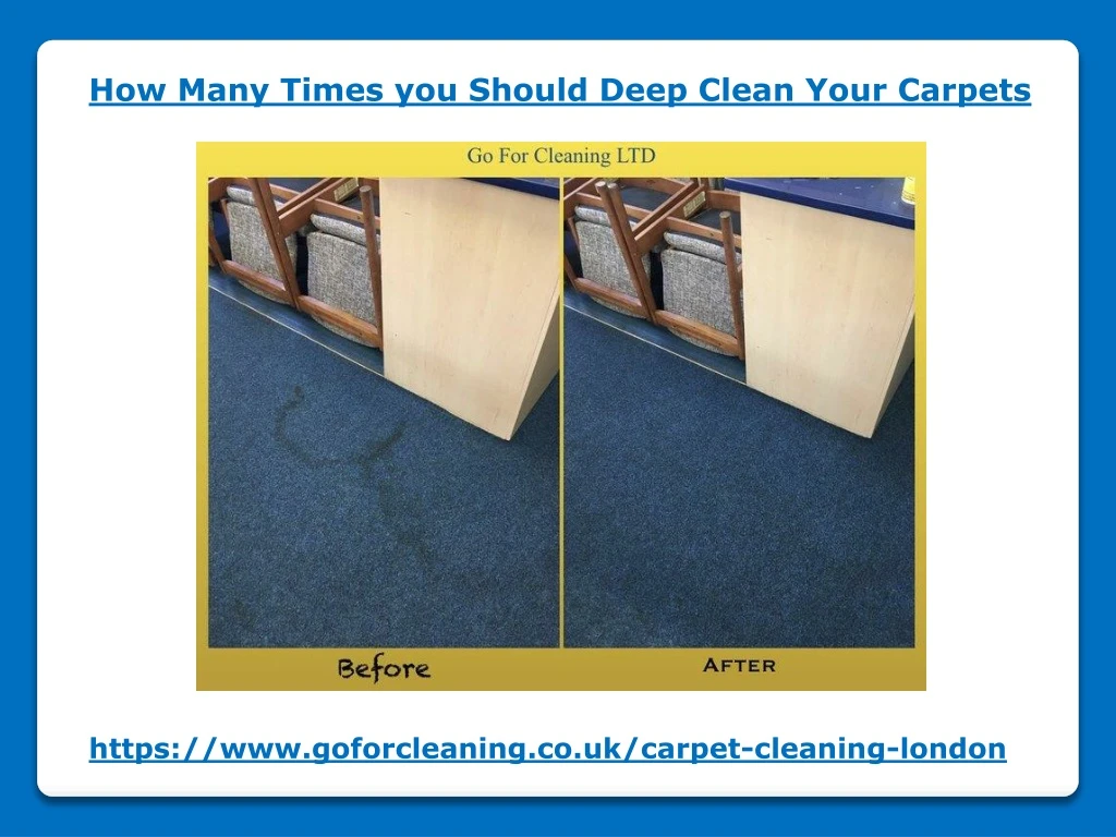 how many times you should deep clean your carpets