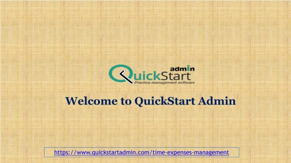 Employee Time and Expense Management Services - QuickStart Admin