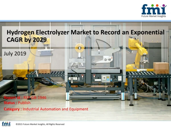 Hydrogen Electrolyzer Market to Rear Excessive Growth During 2029