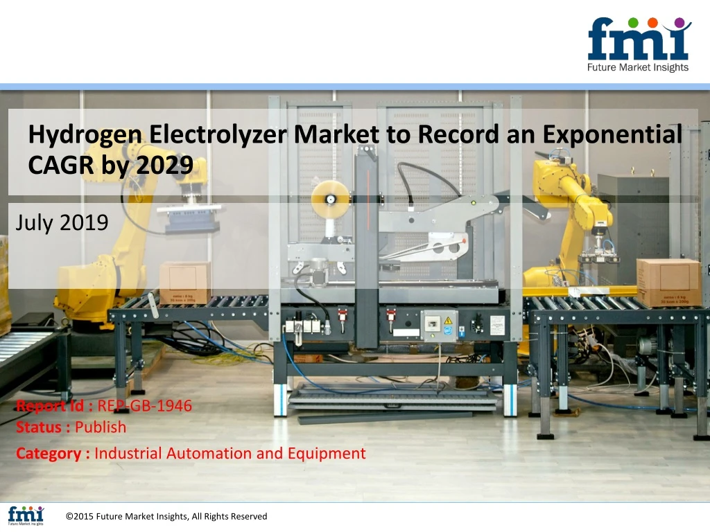 hydrogen electrolyzer market to record