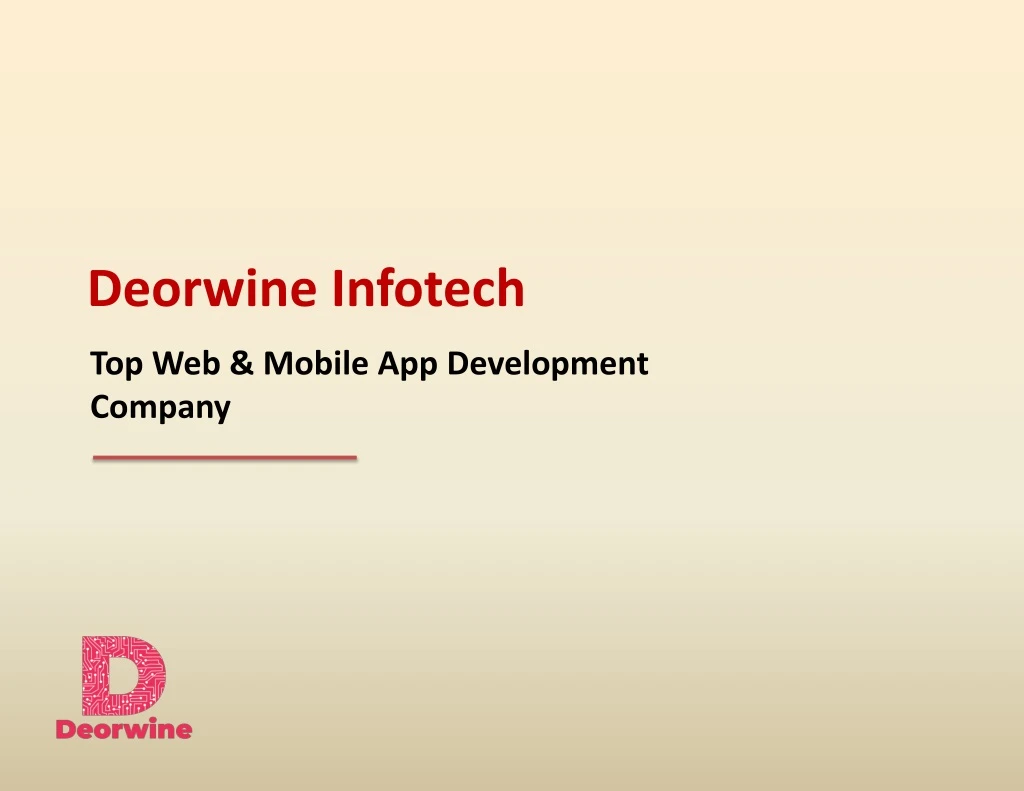 deorwine infotech