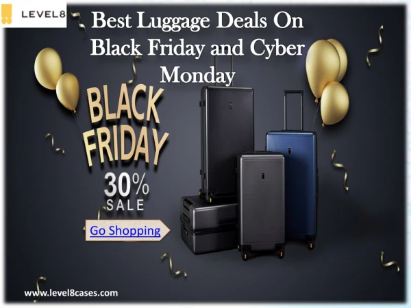 Best luggage deals on black friday and cyber monday
