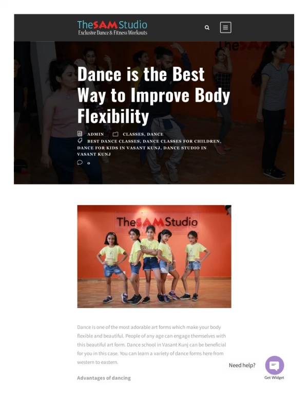 Dance is the Best Way to Improve Body Flexibility