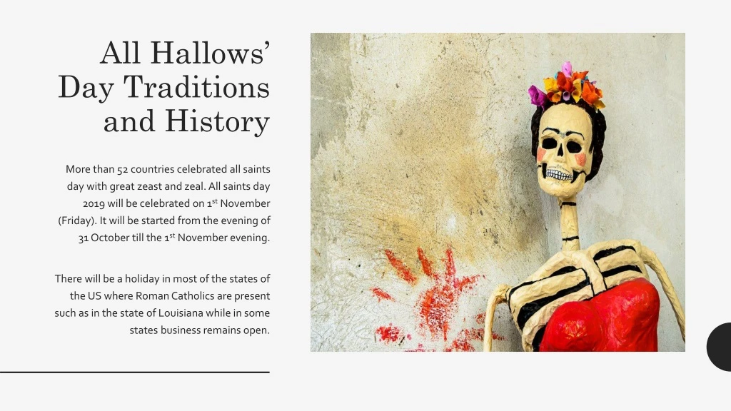 all hallows day traditions and history