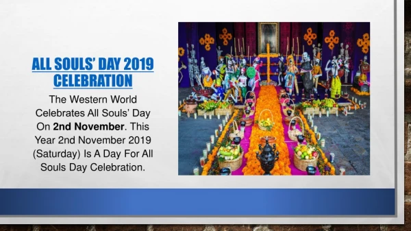 All Souls’ Day 2019 Celebration