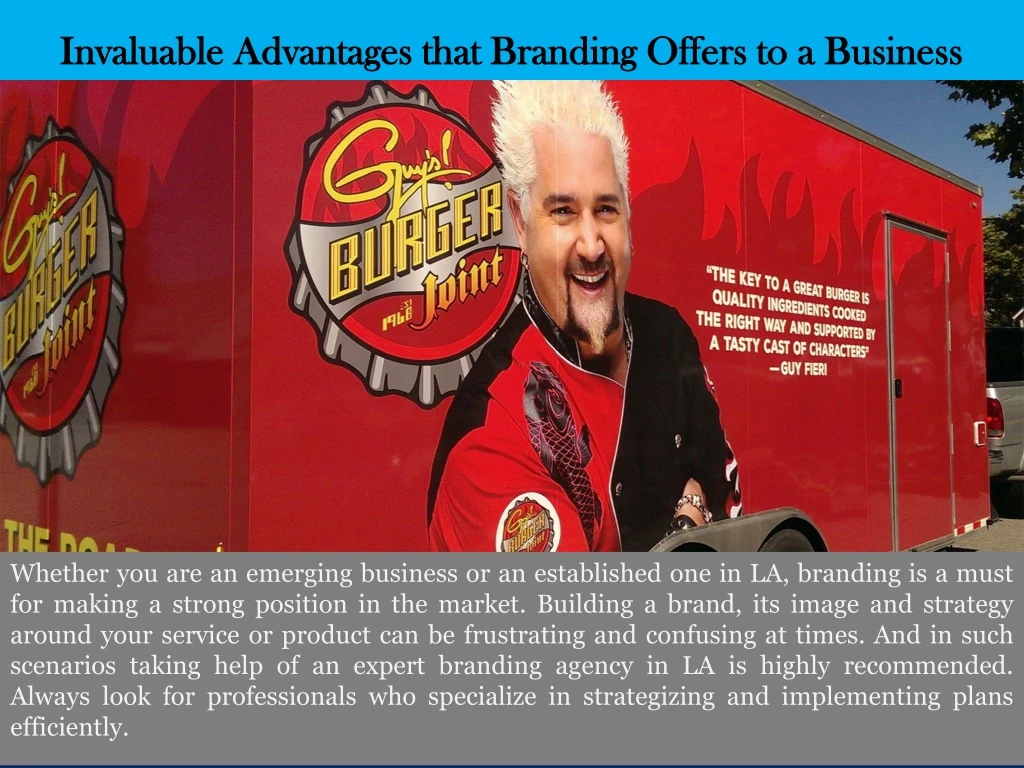 invaluable advantages that branding offers to a business