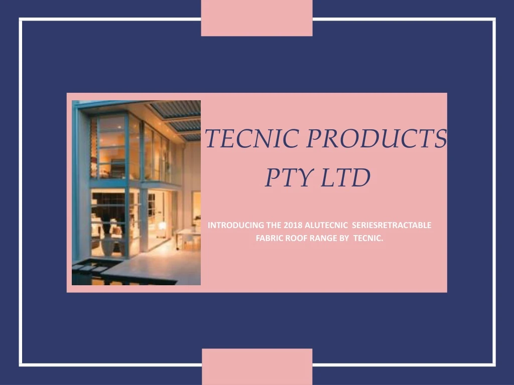 tecnic products pty ltd