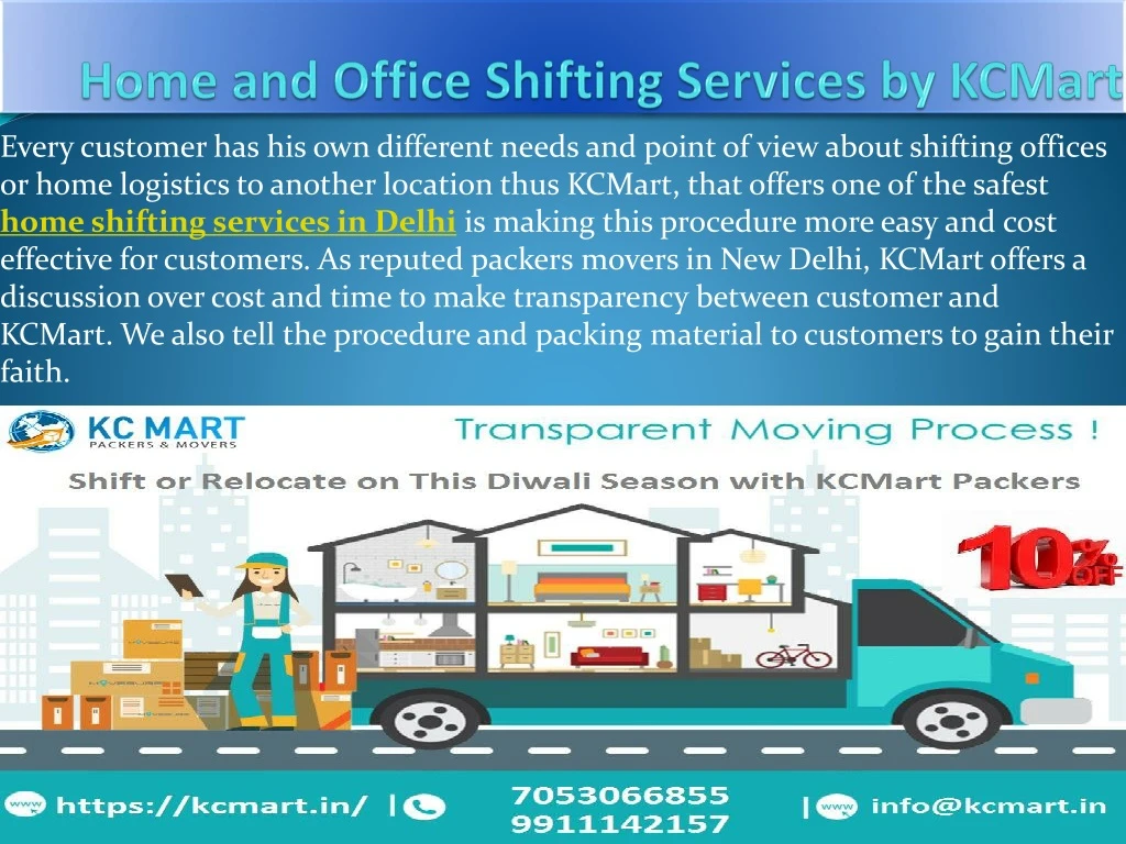 home and office shifting services by kcmart