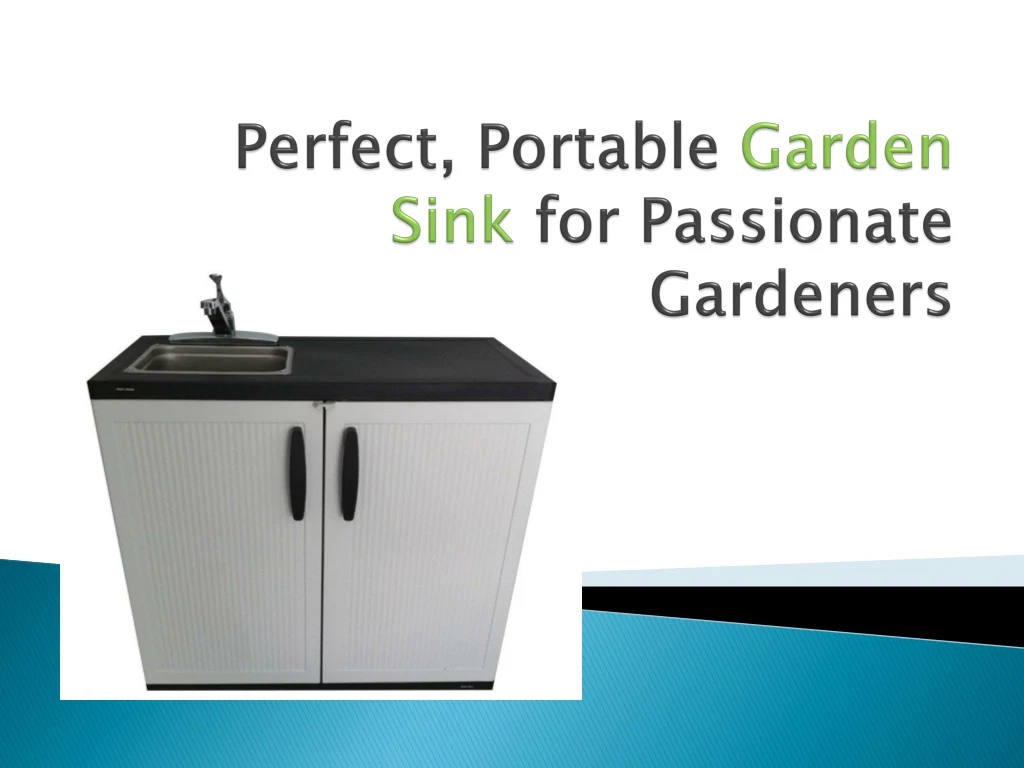 p erfect portable garden sink for passionate gardeners