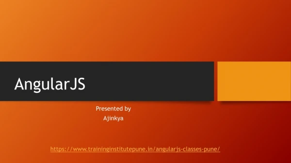 Introduction to AngularJs Programming Language