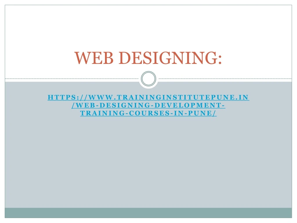 web designing