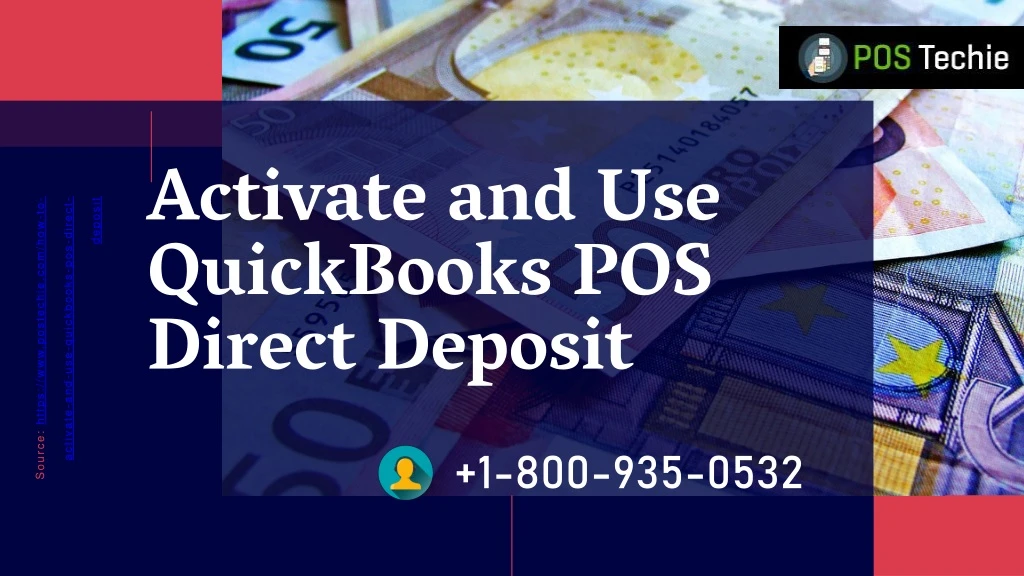 activate and use quickbooks pos direct deposit