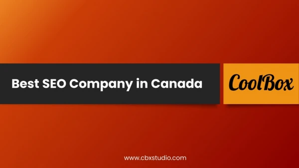 Best SEO Company in Canada - Get Affordable SEO Services by CBX Studio