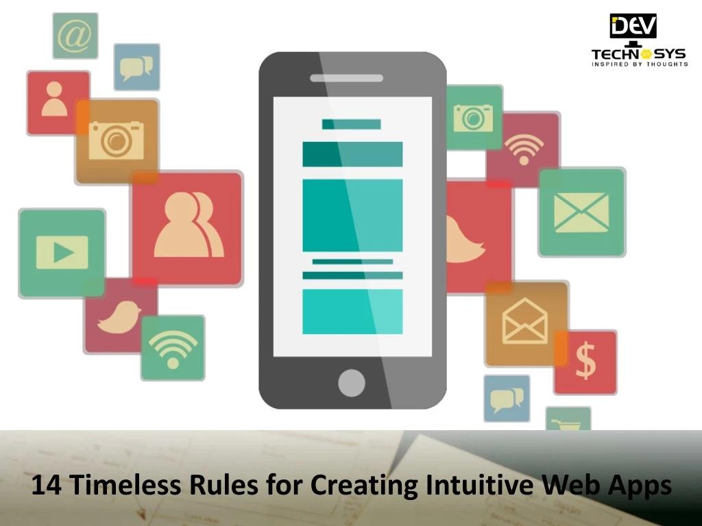 14 timeless rules for creating intuitive web apps