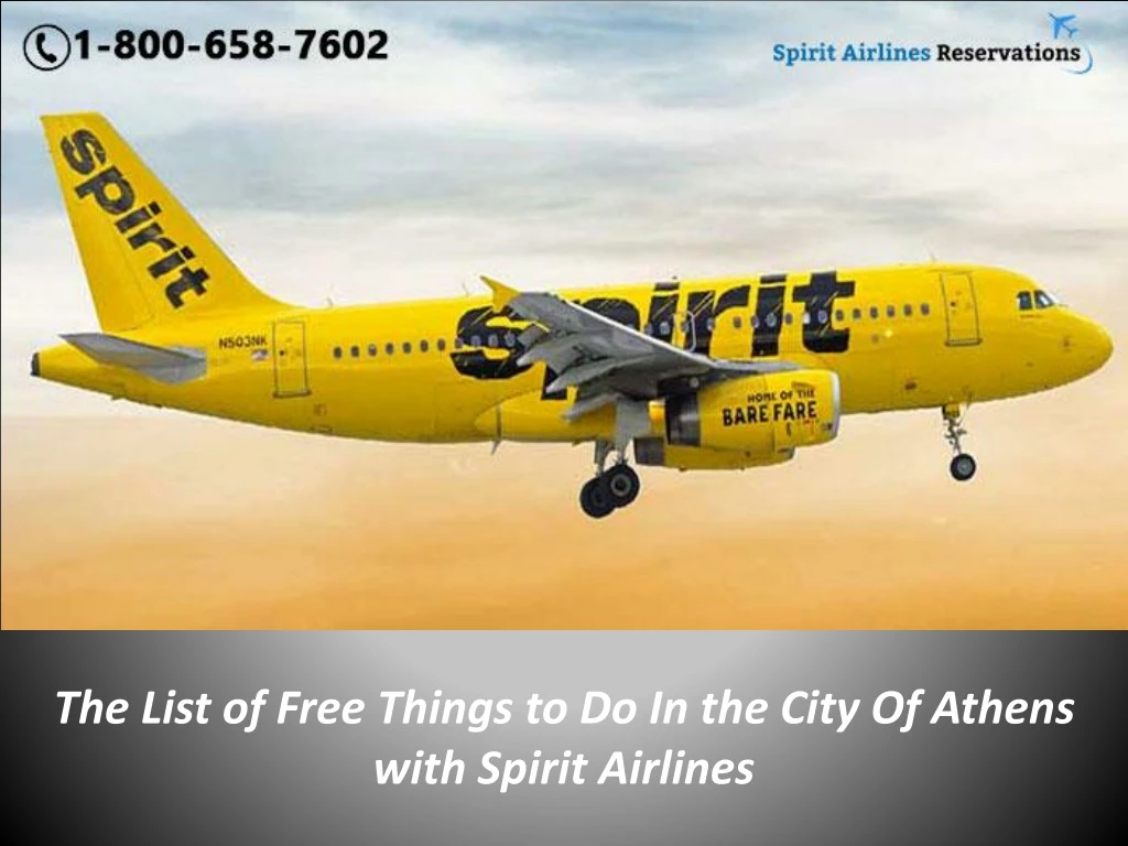 the list of free things to do in the city of athens with spirit airlines