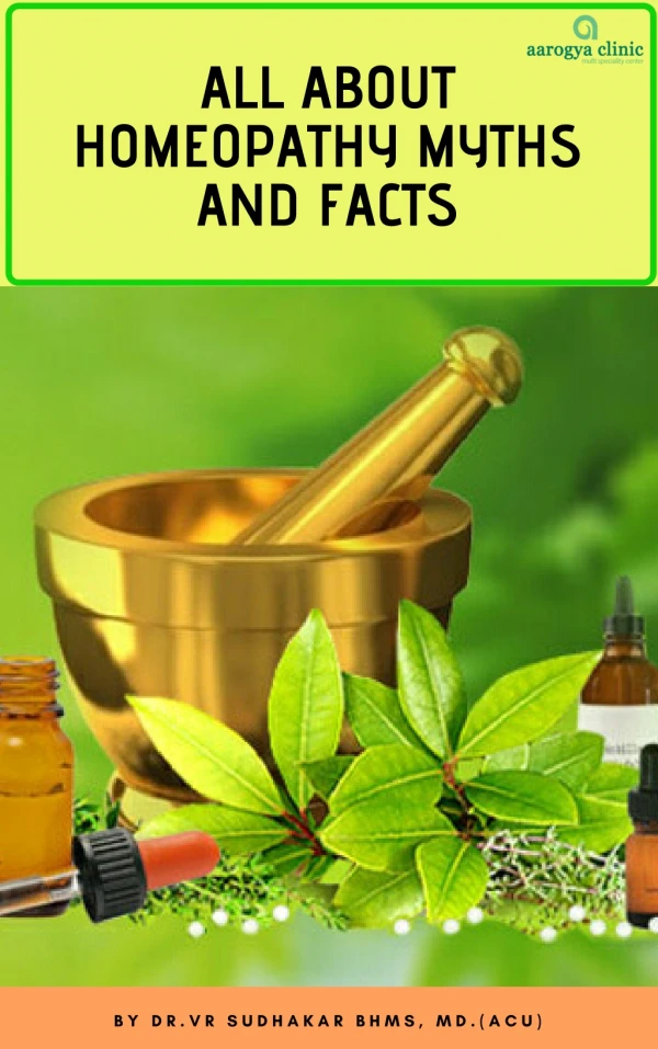 all about homeopathy myths and facts
