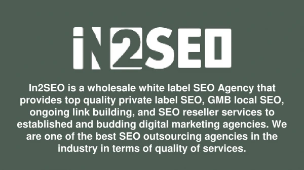 Whitelabel GMB Local SEO - In2SEO