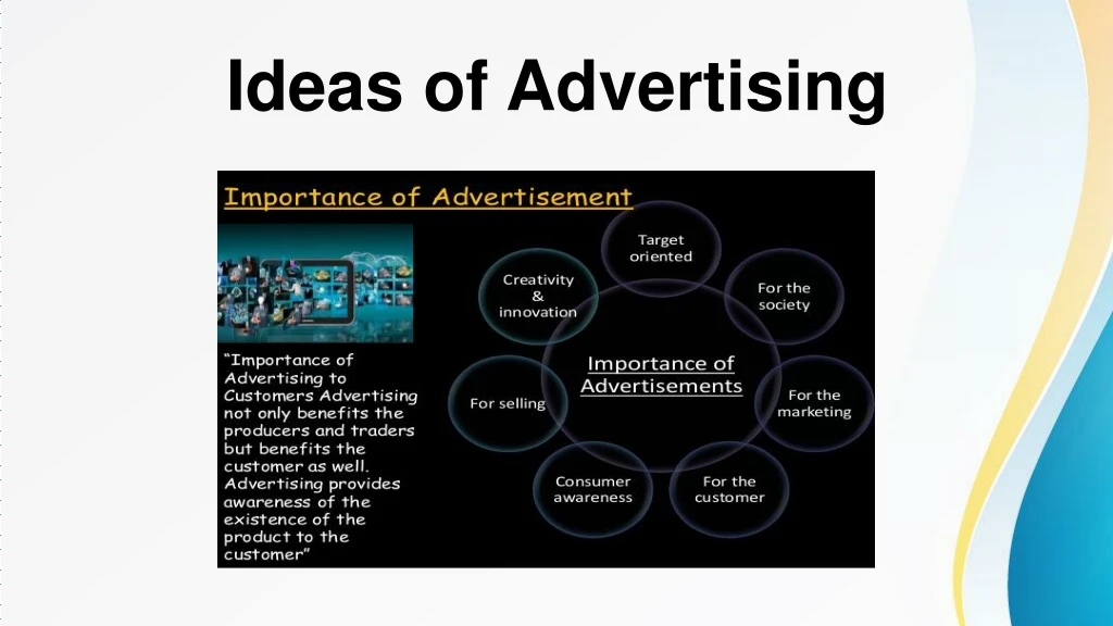 ideas of advertising