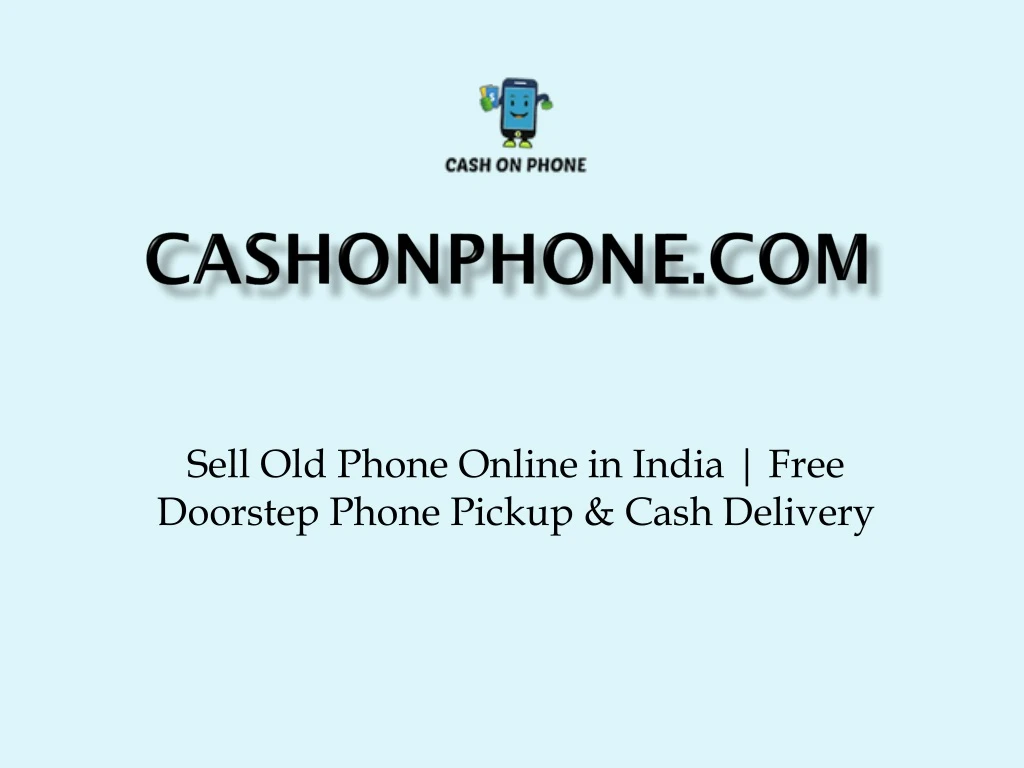 cashonphone com