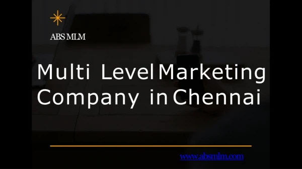 MLM Software Company in TamilNadu | ABS MLM
