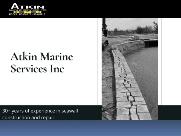 Dock Piling Restoration companies