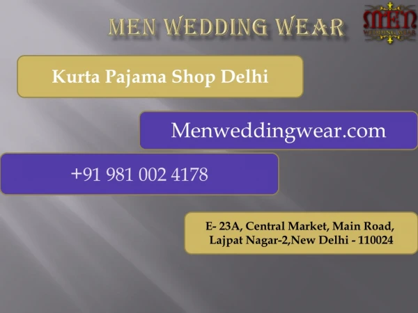 kurta pajama shop delhi