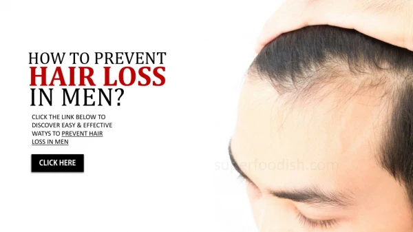 Foods To Prevent Hair Loss