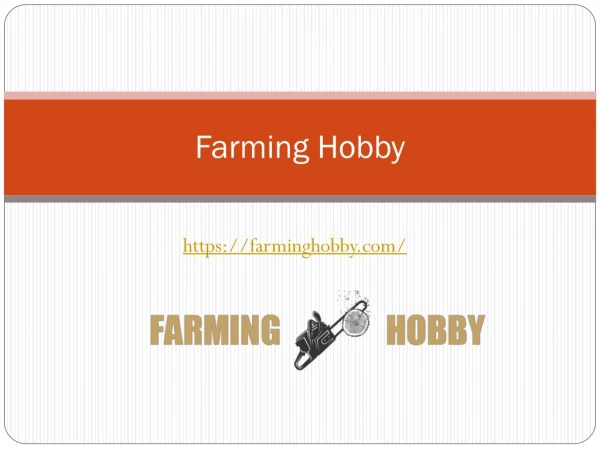 Farming Hobby