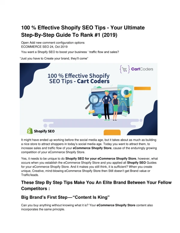 100 effective shopify seo tips your ultimate step