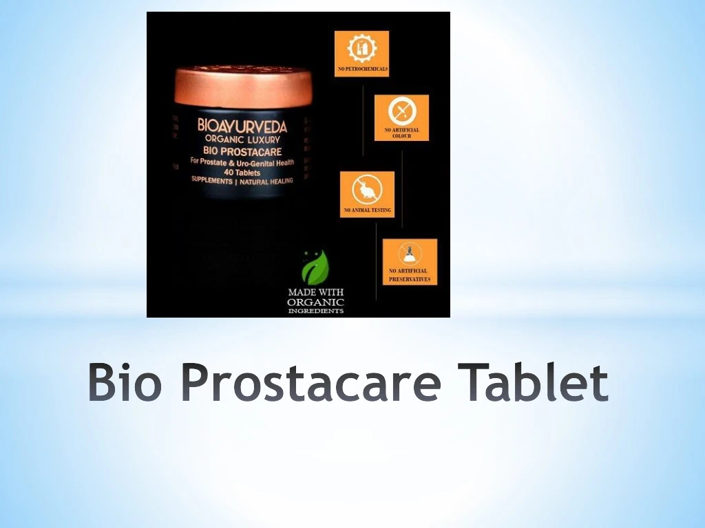 bio prostacare tablet