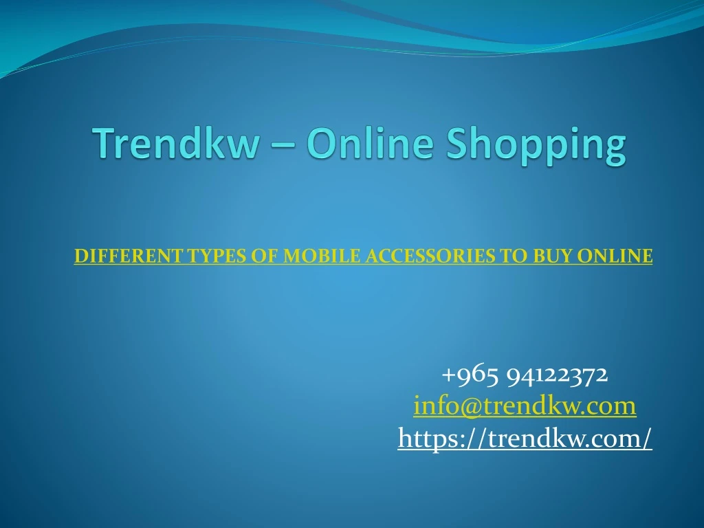 trendkw online shopping