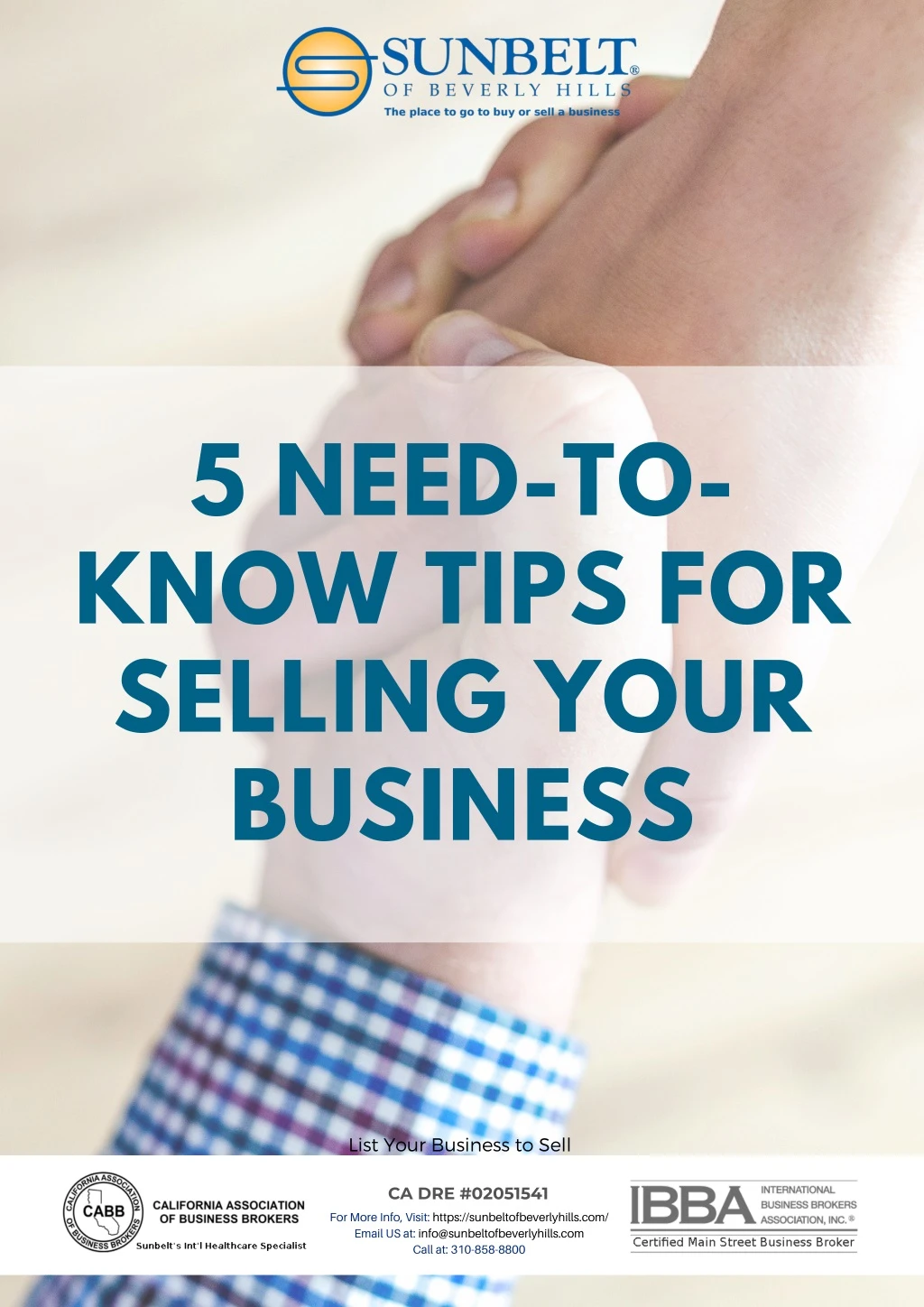 5 need to know tips for selling your business