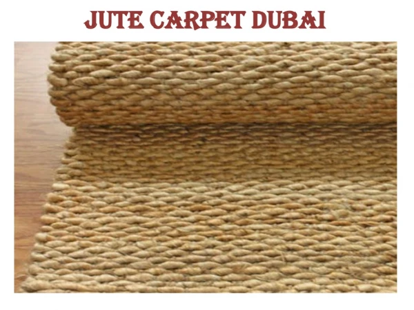 jute carpet dubai