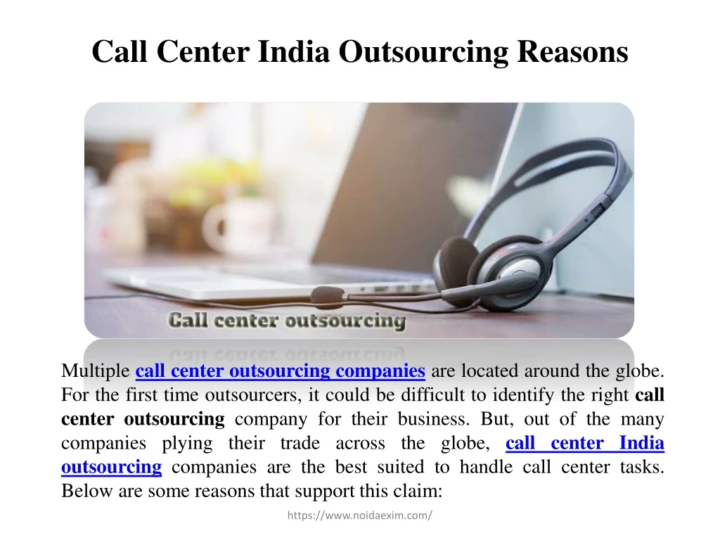 call center india outsourcing reasons
