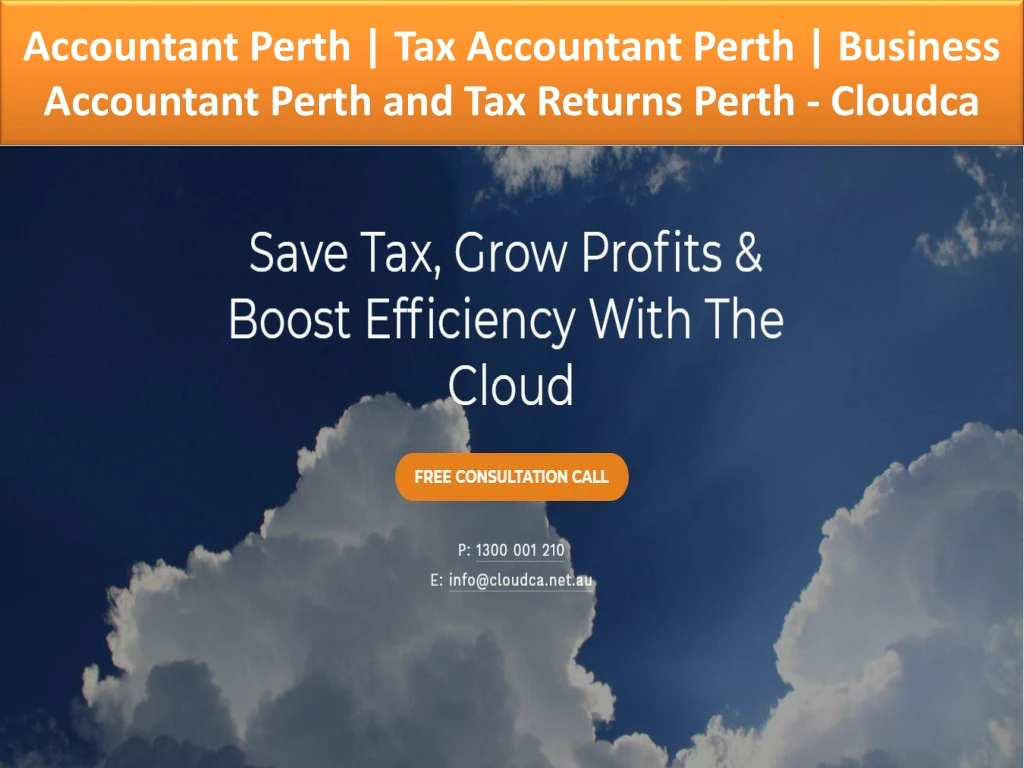 accountant perth tax accountant perth business accountant perth and tax returns perth cloudca