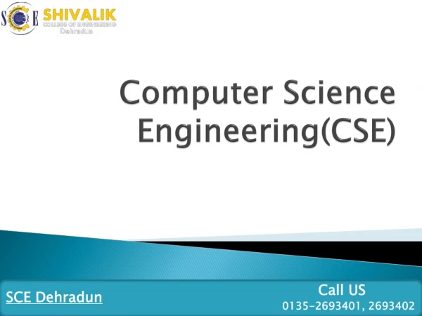 Computer Science and Engineering Colleges in Dehradun