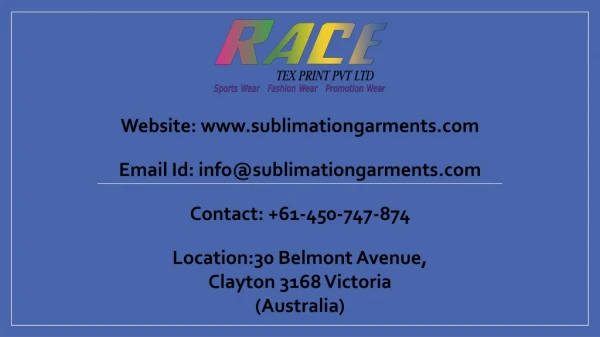 website www sublimationgarments com